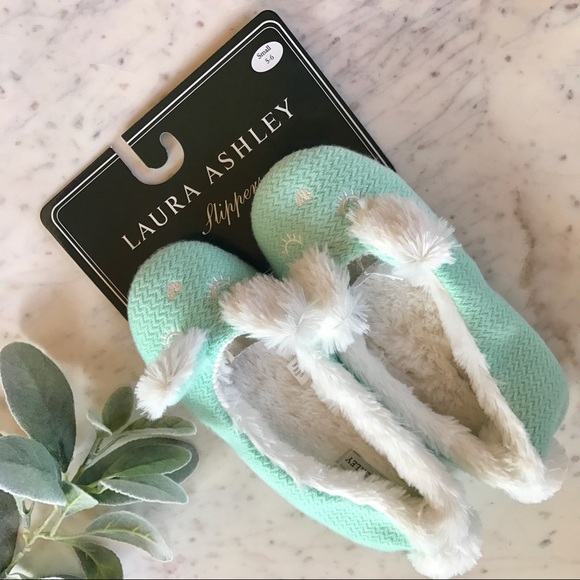 laura ashley bunny slippers